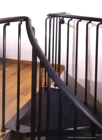 Escalera de Caracol modelo KLIO Quadra - detalle
